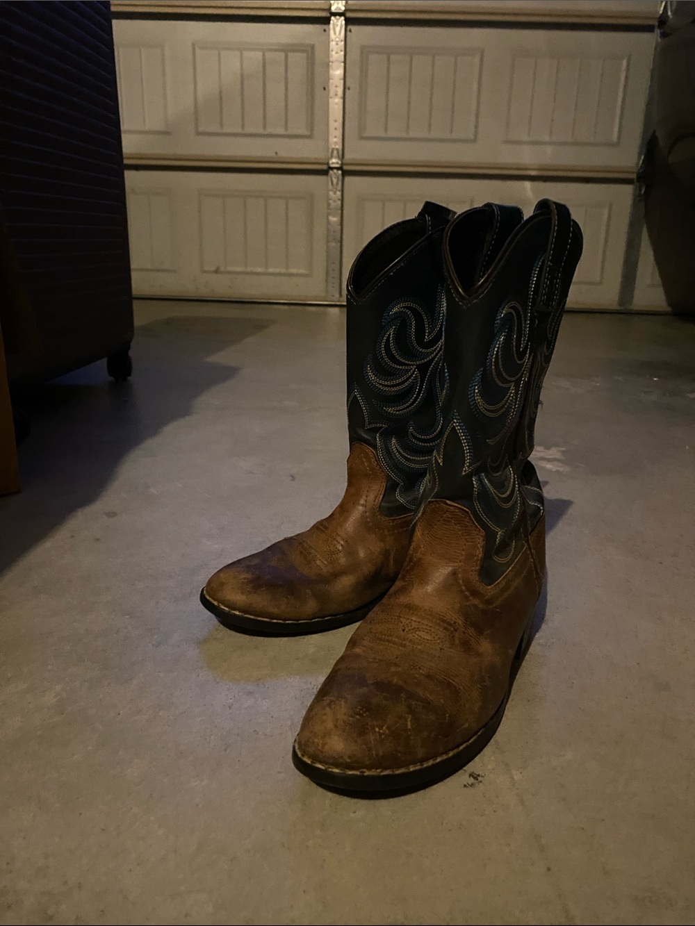 Kids CODY JAMES Navy and Blue Cowboy Boots